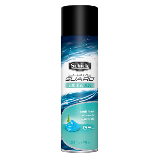Schick Shave Guard Gel Sensitive Aloe Shaving Gel, 200ml