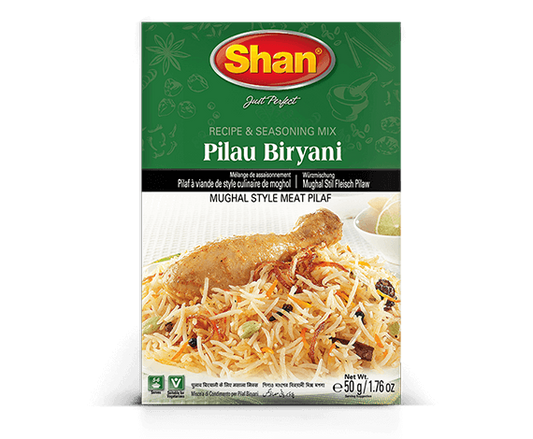 Shan Pilau Biryani Recipe & Masala Mix, 50g