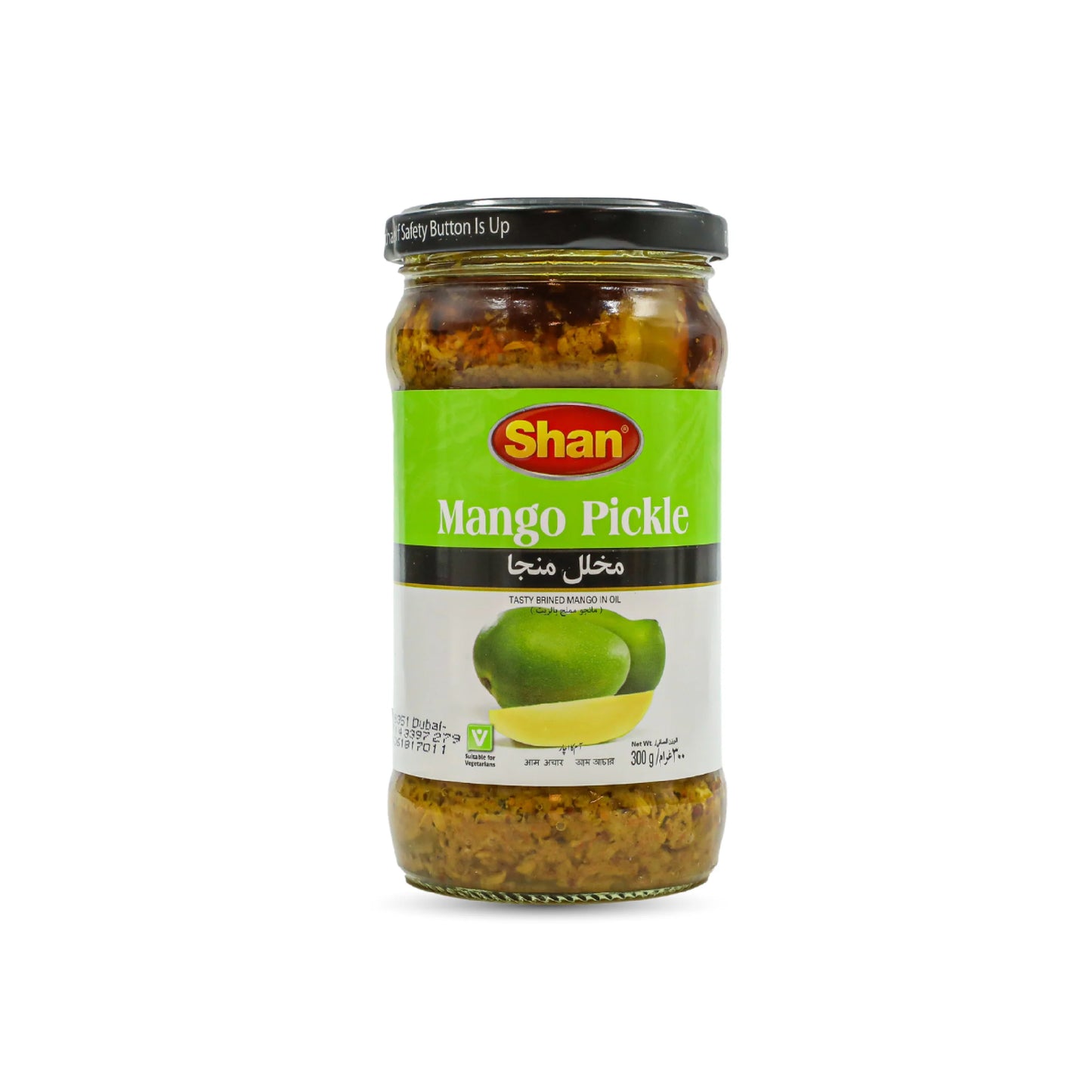 Shan Mango Pickle Glass Jar, 300g