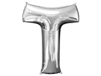 Silver Balloon Letter T No.3519