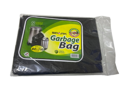 Spark Garbage Bag, XL, 80x110cm, 55 Gallon, 12 Pieces