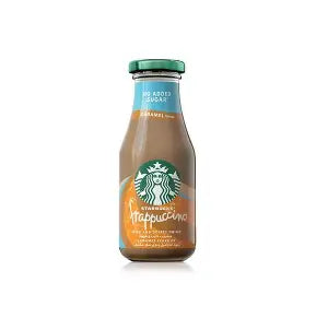 Starbucks Caramel Frappucchino No Added Sugar Coffee Drink, 250ml