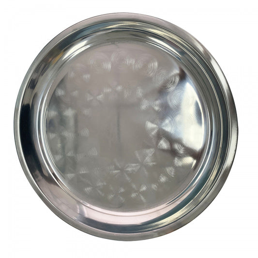 Steel Plate Round, 40cm