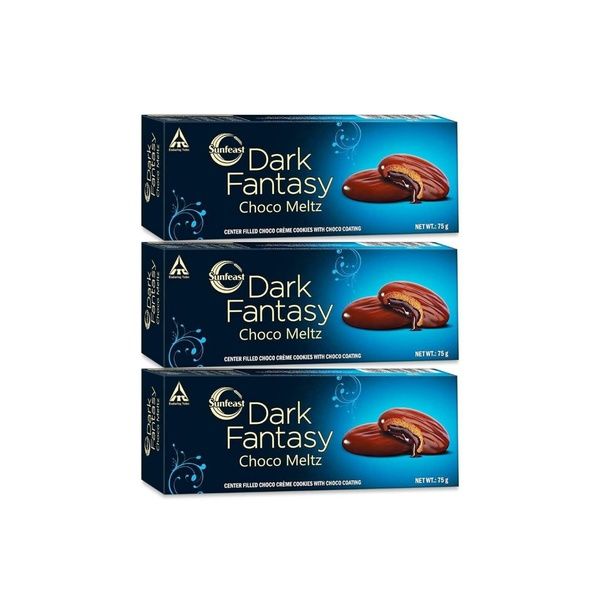 Sunfeast Dark Fantasy Choco Meltz, 3x75g