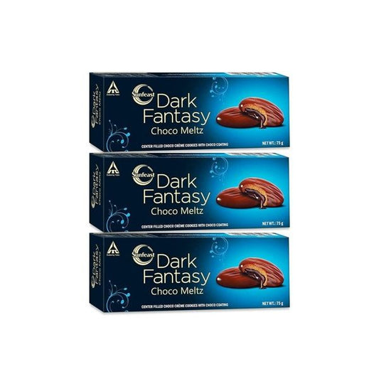 Sunfeast Dark Fantasy Choco Meltz, 3x75g