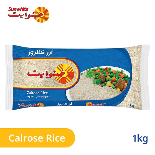 Sunwhite Calrose Medium Grain White Rice, 1kg
