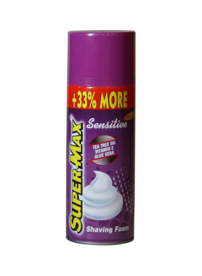 Super Max Shaving Foam Sensitive 400Ml