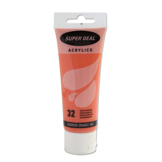 Super Deal Acrylics 22 Lemon Cadmium Yellow Hue, 75ml