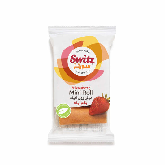 Switz Mini Strawberry Roll, 69g
