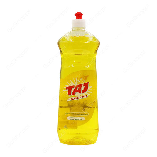 Taj Cleans & Shines Lemon Zest Dishwashing liquid, 1l