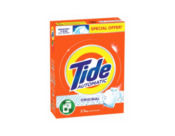 Tide Automatic Laundry Detergent Powder Original Scent, 2x2.5kg
