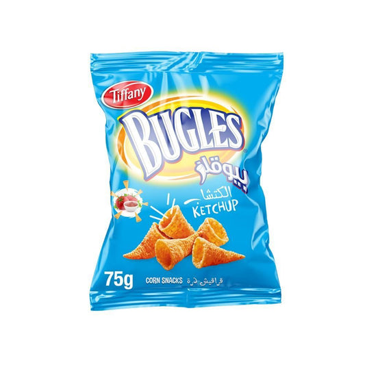 Tiffany Bugles Ketchup Corn Snacks, 75g