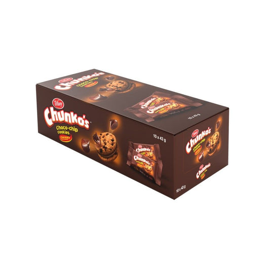 Tiffany Chunko's Chocolate Choco-Chip Cookies, 10x40g