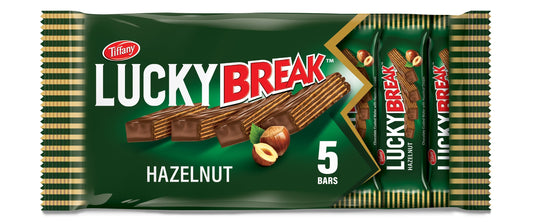 Tiffany Lucky Break Hazelnut Chocolate Bar, 5x40g
