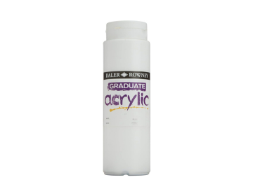 Titanium White acrylic color, 500ml