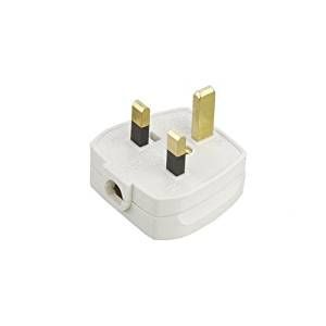 Top Plug White 13Amp