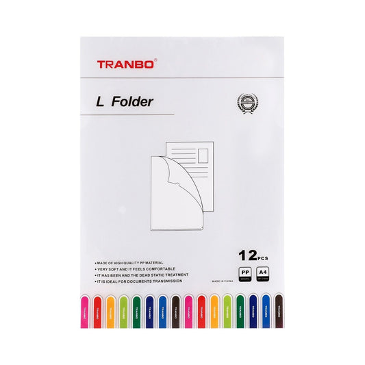 Tranbo L Folder A4 297x297x210mm, 12 Pieces