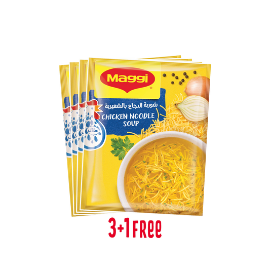 Maggi Chicken Noodle Soup Sachets, 4x60g