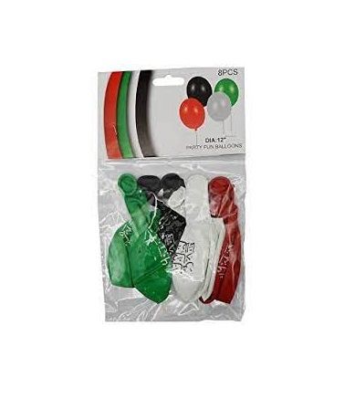 UAE National Day UAE Balloons, 8 Pieces
