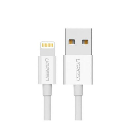 Ugreen USB - A To Lightning Male Cable 1m - White