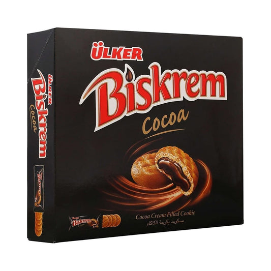 Ulker Biskrem Cocoa Biscuits, 12x36g