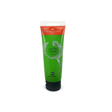 Faber Castell Acrylic Color - 166 Grass Green, 120ml