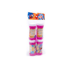 Fun Its Cool Party Bubbles liquid , 60 ml - Assorted Color - Pack of 4