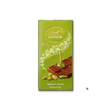 Lindt Lindor Pistachio Milk Chocolate Tablet, 100g