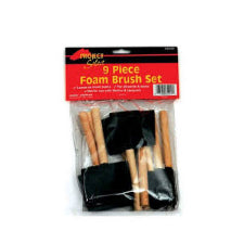 Linzer Foam Brush Set, 9 Piece