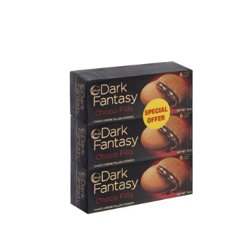 Sunfeast Dark Fantasy Choco Fills, 3x75g