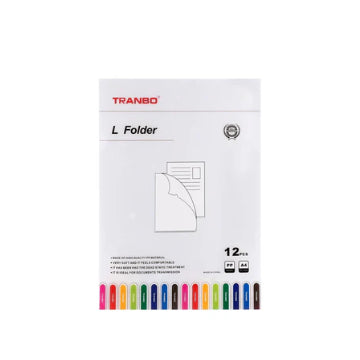 Tranbo L Folder, 12 Pack