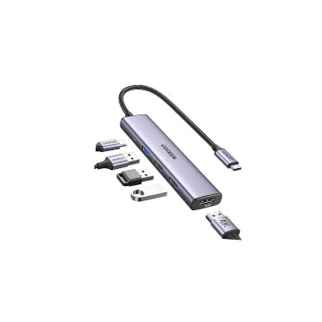 محول متعدد المنافذ من نوع C من Ugreen 5 في 1 من النوع C