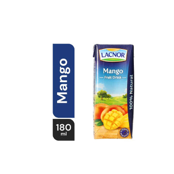 Lacnor Essentials Mango Juice, 180ml