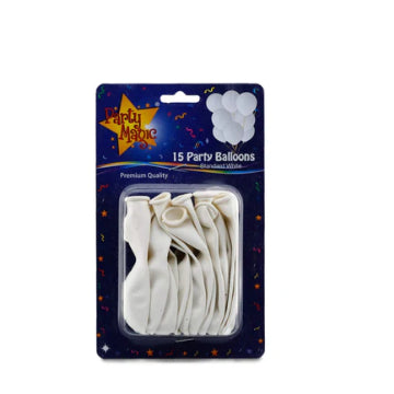 بالونات حفلات سحرية بيضاء، 10 قطع