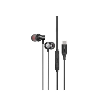 Promate Erqonomic In-Ear Usb-C Wired Stereo Earphone - Gray