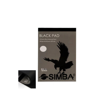 Sketch drawing of Simba heels, black, 190 gm, 20 A4 sheets -