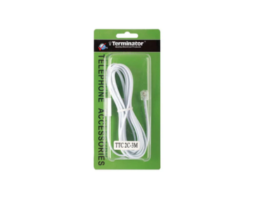 Terminator Telephone Cable - TTC 2C- 3m