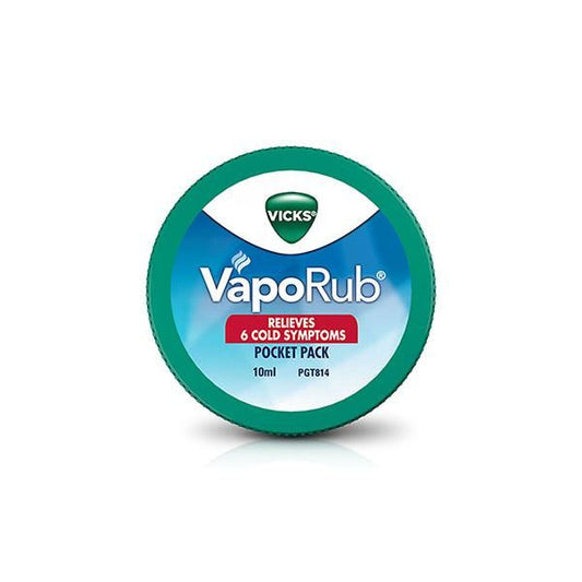 Vicks Vaporub Pocket Pack Ointment for Colds Relief 10ml