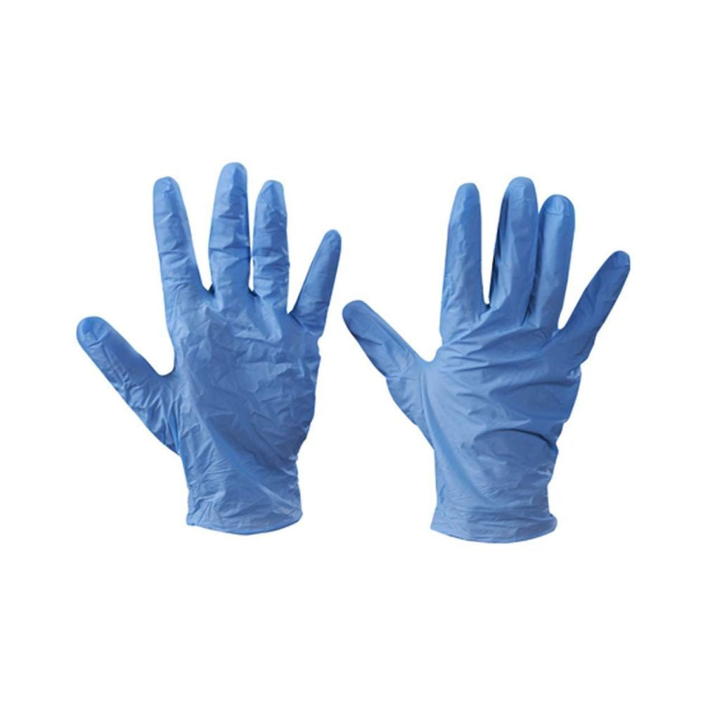 Vinyle Gloves Blue Medium