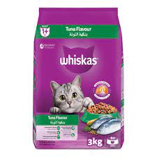 Whiskas Chicken Dry Cat Food Bag, 3kg/kibble