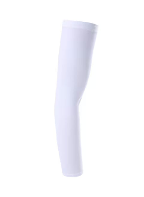 White Ice Silk Arm Sleeves
