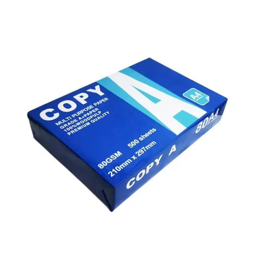ورق نسخ A4 مزدوج A، 80 جم/م2، 500 ورقة