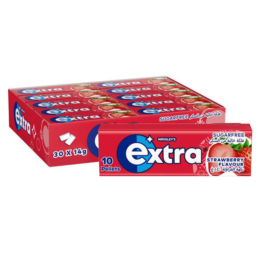 Wrigleys Extra Strawberry Gum 30 pcs x 14 g