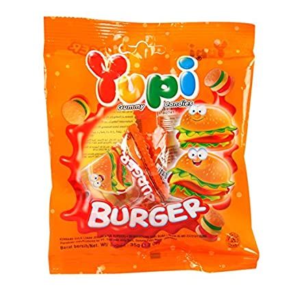 Yupi Burger Sour 18 Gm