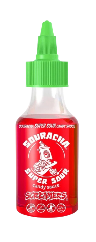 Zed Candy Screamers Souracha Super Sour Candy Sauce, 90ml