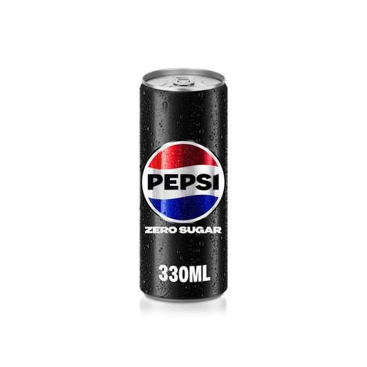 Pepsi Cola Zero Soft Drink Can, 330ml