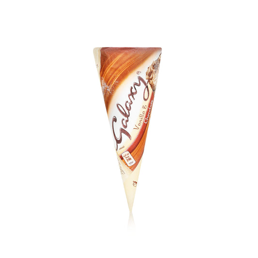 Galaxy Vanilla & Chocolate Cone Ice Cream, 110ml