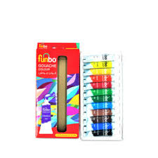 Funbo Gouache Multicolours, 12 Colors