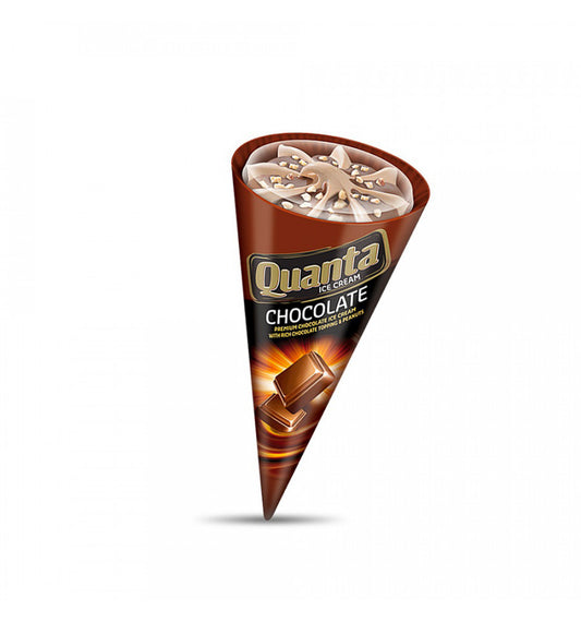 Quanta Cone Chocolate Ice Cream, 120ml