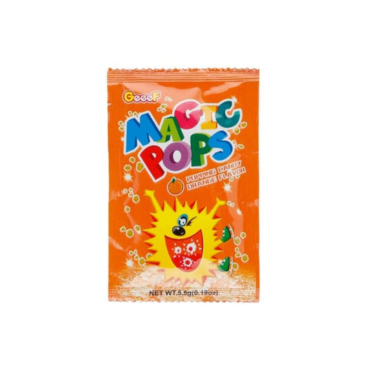 Geeef Magic Pops Orange Popping Candy 5.5g